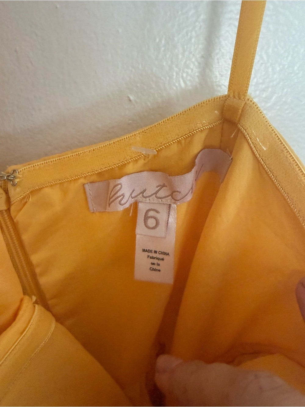 Anthropologie Hutch Dress Halter Maxi Ruffle in Maize Yellow Floral - Picture 6 of 6